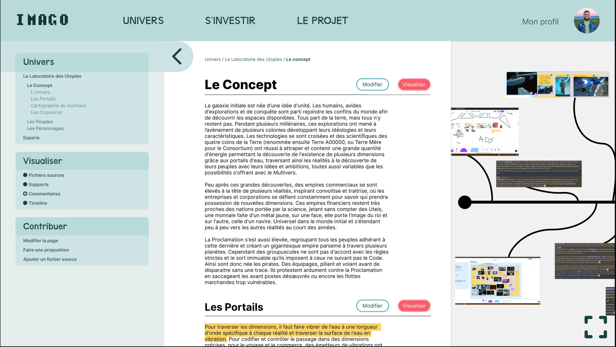 Imago, the platform designed to support co-creation
